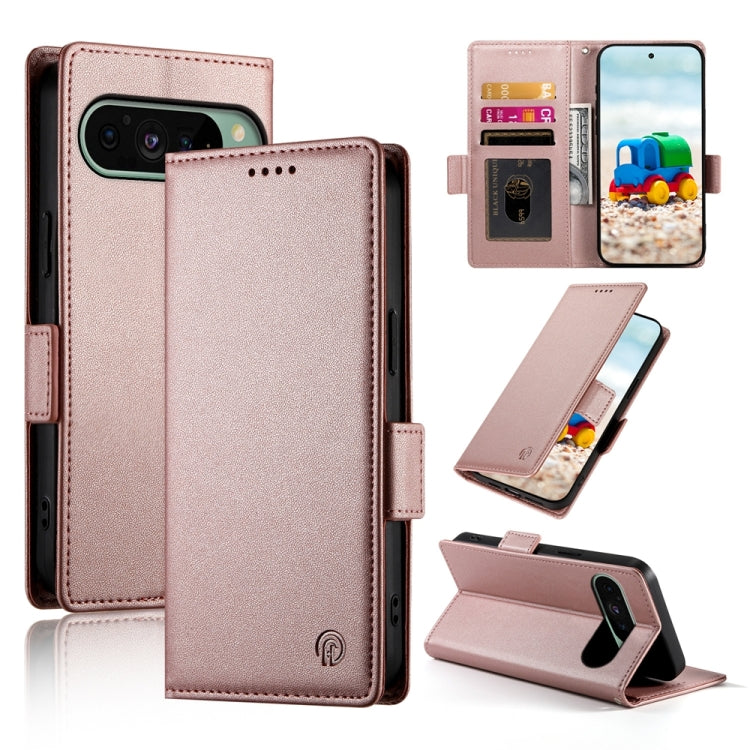 Side Buckle Magnetic Frosted Leather Phone Case, For Google Pixel 11 Pro XL, For Google Pixel 11 / Pixel 11 Pro, For Google Pixel 10a, For Google Pixel 9a, For Google Pixel 9 Pro, For Google Pixel 9, For Google Pixel 8a, For Google Pixel 8 Pro         ...