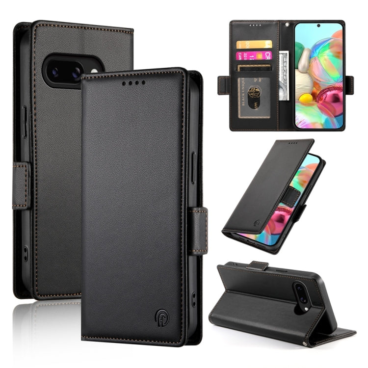 Side Buckle Magnetic Frosted Leather Phone Case, For Google Pixel 11 Pro XL, For Google Pixel 11 / Pixel 11 Pro, For Google Pixel 10a, For Google Pixel 9a, For Google Pixel 9 Pro, For Google Pixel 9, For Google Pixel 8a, For Google Pixel 8 Pro         ...