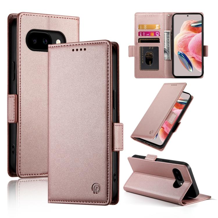 Side Buckle Magnetic Frosted Leather Phone Case, For Google Pixel 11 Pro XL, For Google Pixel 11 / Pixel 11 Pro, For Google Pixel 10a, For Google Pixel 9a, For Google Pixel 9 Pro, For Google Pixel 9, For Google Pixel 8a, For Google Pixel 8 Pro         ...