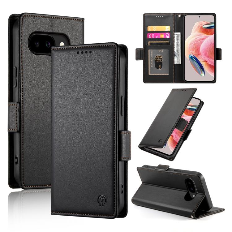 Side Buckle Magnetic Frosted Leather Phone Case, For Google Pixel 11 Pro XL, For Google Pixel 11 / Pixel 11 Pro, For Google Pixel 10a, For Google Pixel 9a, For Google Pixel 9 Pro, For Google Pixel 9, For Google Pixel 8a, For Google Pixel 8 Pro         ...