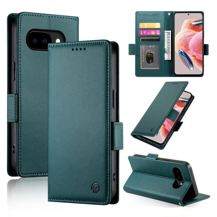 Side Buckle Magnetic Frosted Leather Phone Case, For Google Pixel 11 Pro XL, For Google Pixel 11 / Pixel 11 Pro, For Google Pixel 10a, For Google Pixel 9a, For Google Pixel 9 Pro, For Google Pixel 9, For Google Pixel 8a, For Google Pixel 8 Pro         ...