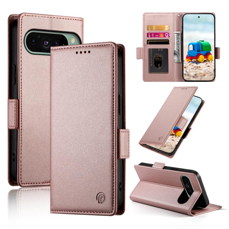 Side Buckle Magnetic Frosted Leather Phone Case, For Google Pixel 11 Pro XL, For Google Pixel 11 / Pixel 11 Pro, For Google Pixel 10a, For Google Pixel 9a, For Google Pixel 9 Pro, For Google Pixel 9, For Google Pixel 8a, For Google Pixel 8 Pro         ...
