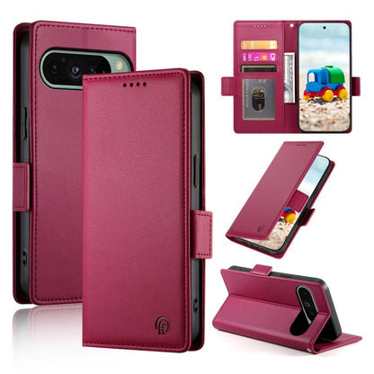 Side Buckle Magnetic Frosted Leather Phone Case, For Google Pixel 11 Pro XL, For Google Pixel 11 / Pixel 11 Pro, For Google Pixel 10a, For Google Pixel 9a, For Google Pixel 9 Pro, For Google Pixel 9, For Google Pixel 8a, For Google Pixel 8 Pro         ...