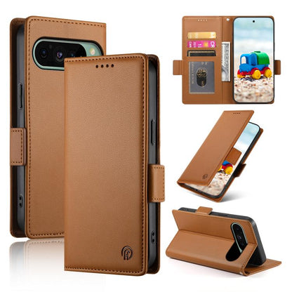 Side Buckle Magnetic Frosted Leather Phone Case, For Google Pixel 11 Pro XL, For Google Pixel 11 / Pixel 11 Pro, For Google Pixel 10a, For Google Pixel 9a, For Google Pixel 9 Pro, For Google Pixel 9, For Google Pixel 8a, For Google Pixel 8 Pro         ...