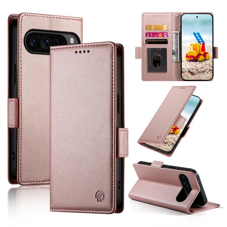 Side Buckle Magnetic Frosted Leather Phone Case, For Google Pixel 11 Pro XL, For Google Pixel 11 / Pixel 11 Pro, For Google Pixel 10a, For Google Pixel 9a, For Google Pixel 9 Pro, For Google Pixel 9, For Google Pixel 8a, For Google Pixel 8 Pro         ...