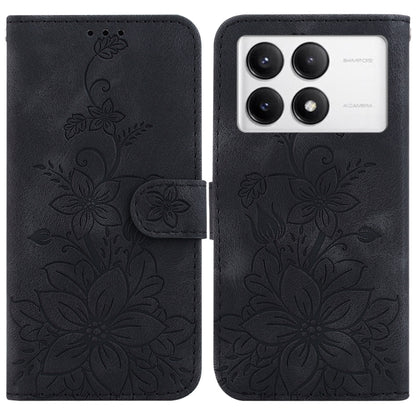 Lily Embossed Leather Phone Case, For Redmi A5 4G 171.7mm, For Redmi Note 14S 4G, For Redmi K80 / K80 Pro / Xiaomi Poco F7 Pro, For Redmi Note 14 4G 164.84mm, For Redmi Turbo 4 / Xiaomi Poco X7 Pro, For Redmi Note 14 4G 163.25mm, For Redmi Note 14 5G  ...