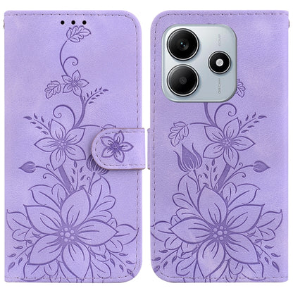 Lily Embossed Leather Phone Case, For Redmi K80 / K80 Pro / Xiaomi Poco F7 Pro, For Redmi Note 14 4G 164.84mm, For Redmi Turbo 4 / Xiaomi Poco X7 Pro, For Redmi Note 14 4G 163.25mm, For Redmi Note 14 5G, For Redmi Note 14 Pro / Note 14 Pro+ 5G         ...