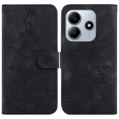 Lily Embossed Leather Phone Case, For Redmi K80 / K80 Pro / Xiaomi Poco F7 Pro, For Redmi Note 14 4G 164.84mm, For Redmi Turbo 4 / Xiaomi Poco X7 Pro, For Redmi Note 14 4G 163.25mm, For Redmi Note 14 5G, For Redmi Note 14 Pro / Note 14 Pro+ 5G         ...