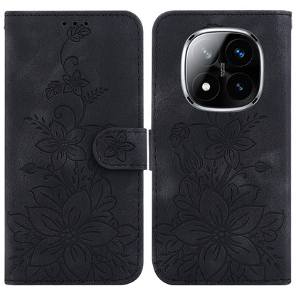 Lily Embossed Leather Phone Case, For Redmi K80 / K80 Pro / Xiaomi Poco F7 Pro, For Redmi Note 14 4G 164.84mm, For Redmi Turbo 4 / Xiaomi Poco X7 Pro, For Redmi Note 14 4G 163.25mm, For Redmi Note 14 5G, For Redmi Note 14 Pro / Note 14 Pro+ 5G         ...