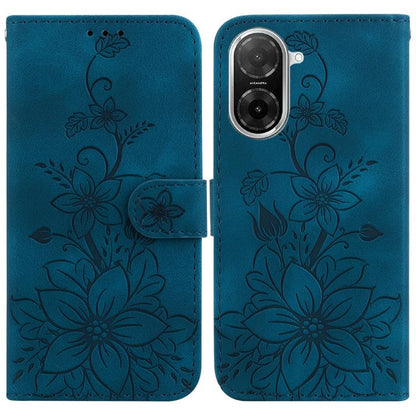 Lily Embossed Leather Phone Case, For Redmi A7 Pro 4G / 5G 171mm / Poco C85x 5G, For Redmi 15a 5G, For Redmi Turbo 5 Max 5G / Poco X8 Pro Max 5G, For Redmi Turbo 5 5G / Poco X8 Pro 5G, For Redmi Note 15 Pro+ 5G 163.3mm / Poco M8 Pro 5G                 ...