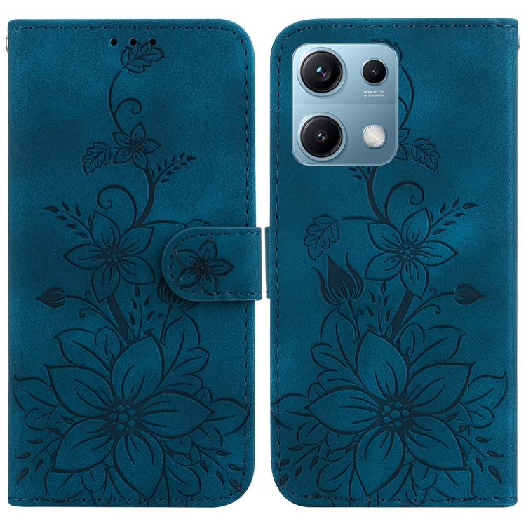 Lily Embossed Leather Phone Case, For Redmi A5 4G 171.7mm, For Redmi Note 14S 4G, For Redmi K80 / K80 Pro / Xiaomi Poco F7 Pro, For Redmi Note 14 4G 164.84mm, For Redmi Turbo 4 / Xiaomi Poco X7 Pro, For Redmi Note 14 4G 163.25mm, For Redmi Note 14 5G  ...