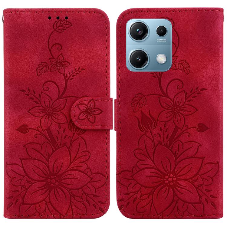 Lily Embossed Leather Phone Case, For Redmi A5 4G 171.7mm, For Redmi Note 14S 4G, For Redmi K80 / K80 Pro / Xiaomi Poco F7 Pro, For Redmi Note 14 4G 164.84mm, For Redmi Turbo 4 / Xiaomi Poco X7 Pro, For Redmi Note 14 4G 163.25mm, For Redmi Note 14 5G  ...