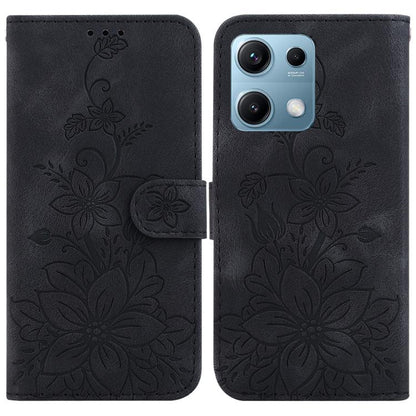 Lily Embossed Leather Phone Case, For Redmi A5 4G 171.7mm, For Redmi Note 14S 4G, For Redmi K80 / K80 Pro / Xiaomi Poco F7 Pro, For Redmi Note 14 4G 164.84mm, For Redmi Turbo 4 / Xiaomi Poco X7 Pro, For Redmi Note 14 4G 163.25mm, For Redmi Note 14 5G  ...