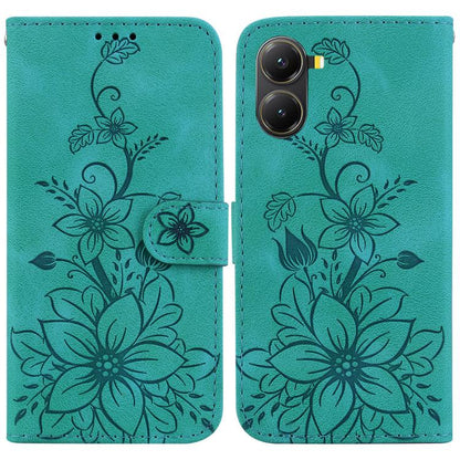 Lily Embossed Leather Phone Case, For Redmi K80 / K80 Pro / Xiaomi Poco F7 Pro, For Redmi Note 14 4G 164.84mm, For Redmi Turbo 4 / Xiaomi Poco X7 Pro, For Redmi Note 14 4G 163.25mm, For Redmi Note 14 5G, For Redmi Note 14 Pro / Note 14 Pro+ 5G         ...