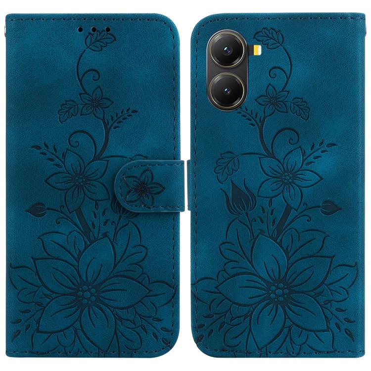 Lily Embossed Leather Phone Case, For Redmi K80 / K80 Pro / Xiaomi Poco F7 Pro, For Redmi Note 14 4G 164.84mm, For Redmi Turbo 4 / Xiaomi Poco X7 Pro, For Redmi Note 14 4G 163.25mm, For Redmi Note 14 5G, For Redmi Note 14 Pro / Note 14 Pro+ 5G         ...