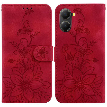 Lily Embossed Leather Phone Case, For Redmi K80 / K80 Pro / Xiaomi Poco F7 Pro, For Redmi Note 14 4G 164.84mm, For Redmi Turbo 4 / Xiaomi Poco X7 Pro, For Redmi Note 14 4G 163.25mm, For Redmi Note 14 5G, For Redmi Note 14 Pro / Note 14 Pro+ 5G         ...