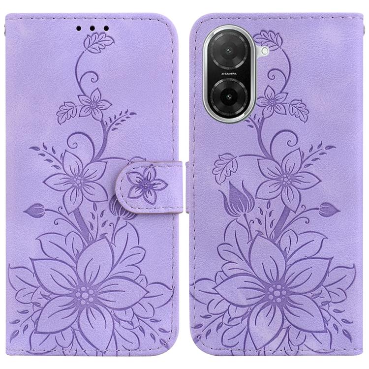 Lily Embossed Leather Phone Case, For Redmi A5 4G 171.7mm, For Redmi Note 14S 4G, For Redmi K80 / K80 Pro / Xiaomi Poco F7 Pro, For Redmi Note 14 4G 164.84mm, For Redmi Turbo 4 / Xiaomi Poco X7 Pro, For Redmi Note 14 4G 163.25mm, For Redmi Note 14 5G  ...