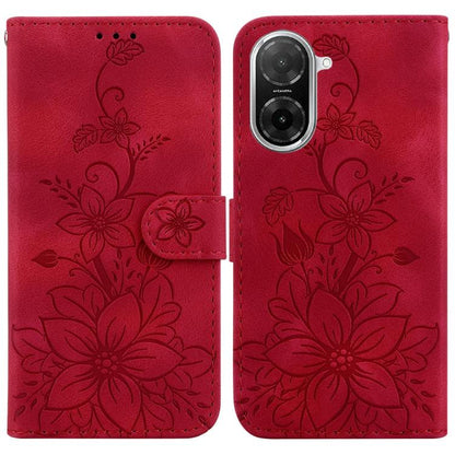 Lily Embossed Leather Phone Case, For Redmi A5 4G 171.7mm, For Redmi Note 14S 4G, For Redmi K80 / K80 Pro / Xiaomi Poco F7 Pro, For Redmi Note 14 4G 164.84mm, For Redmi Turbo 4 / Xiaomi Poco X7 Pro, For Redmi Note 14 4G 163.25mm, For Redmi Note 14 5G  ...