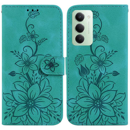 Lily Embossed Leather Phone Case, For Redmi A7 Pro 4G / 5G 171mm / Poco C85x 5G, For Redmi 15a 5G, For Redmi Turbo 5 Max 5G / Poco X8 Pro Max 5G, For Redmi Turbo 5 5G / Poco X8 Pro 5G, For Redmi Note 15 Pro+ 5G 163.3mm / Poco M8 Pro 5G                 ...