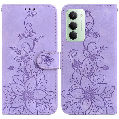 Lily Embossed Leather Phone Case, For Redmi A7 Pro 4G / 5G 171mm / Poco C85x 5G, For Redmi 15a 5G, For Redmi Turbo 5 Max 5G / Poco X8 Pro Max 5G, For Redmi Turbo 5 5G / Poco X8 Pro 5G, For Redmi Note 15 Pro+ 5G 163.3mm / Poco M8 Pro 5G                 ...