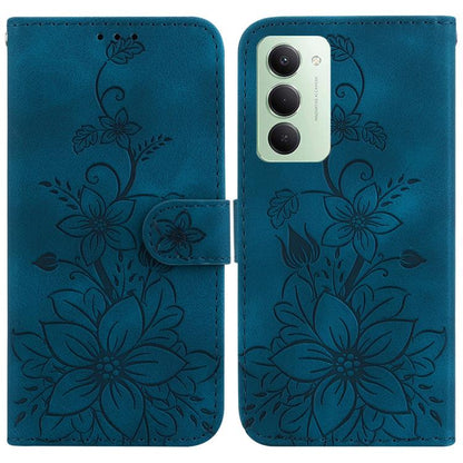 Lily Embossed Leather Phone Case, For Redmi A7 Pro 4G / 5G 171mm / Poco C85x 5G, For Redmi 15a 5G, For Redmi Turbo 5 Max 5G / Poco X8 Pro Max 5G, For Redmi Turbo 5 5G / Poco X8 Pro 5G, For Redmi Note 15 Pro+ 5G 163.3mm / Poco M8 Pro 5G                 ...