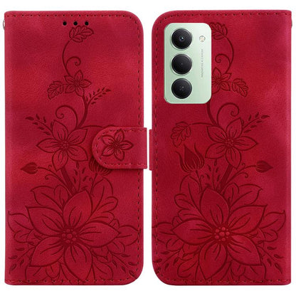 Lily Embossed Leather Phone Case, For Redmi A7 Pro 4G / 5G 171mm / Poco C85x 5G, For Redmi 15a 5G, For Redmi Turbo 5 Max 5G / Poco X8 Pro Max 5G, For Redmi Turbo 5 5G / Poco X8 Pro 5G, For Redmi Note 15 Pro+ 5G 163.3mm / Poco M8 Pro 5G                 ...