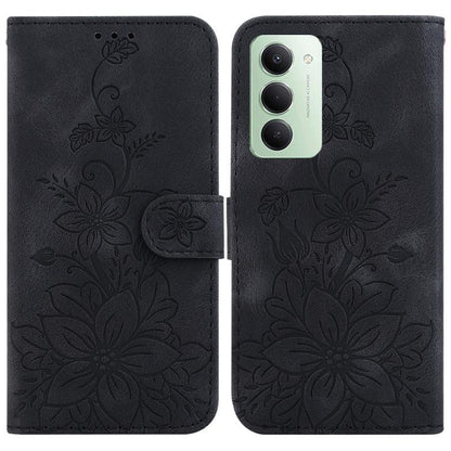 Lily Embossed Leather Phone Case, For Redmi A7 Pro 4G / 5G 171mm / Poco C85x 5G, For Redmi 15a 5G, For Redmi Turbo 5 Max 5G / Poco X8 Pro Max 5G, For Redmi Turbo 5 5G / Poco X8 Pro 5G, For Redmi Note 15 Pro+ 5G 163.3mm / Poco M8 Pro 5G                 ...