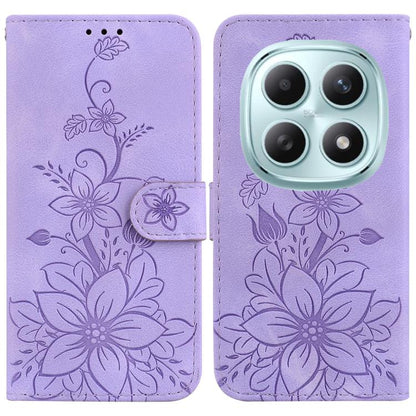 Lily Embossed Leather Phone Case, For Redmi A7 Pro 4G / 5G 171mm / Poco C85x 5G, For Redmi 15a 5G, For Redmi Turbo 5 Max 5G / Poco X8 Pro Max 5G, For Redmi Turbo 5 5G / Poco X8 Pro 5G, For Redmi Note 15 Pro+ 5G 163.3mm / Poco M8 Pro 5G                 ...