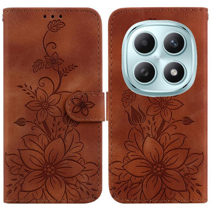Lily Embossed Leather Phone Case, For Redmi A7 Pro 4G / 5G 171mm / Poco C85x 5G, For Redmi 15a 5G, For Redmi Turbo 5 Max 5G / Poco X8 Pro Max 5G, For Redmi Turbo 5 5G / Poco X8 Pro 5G, For Redmi Note 15 Pro+ 5G 163.3mm / Poco M8 Pro 5G                 ...