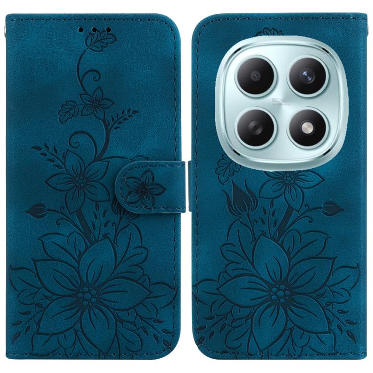 Lily Embossed Leather Phone Case, For Redmi A7 Pro 4G / 5G 171mm / Poco C85x 5G, For Redmi 15a 5G, For Redmi Turbo 5 Max 5G / Poco X8 Pro Max 5G, For Redmi Turbo 5 5G / Poco X8 Pro 5G, For Redmi Note 15 Pro+ 5G 163.3mm / Poco M8 Pro 5G                 ...