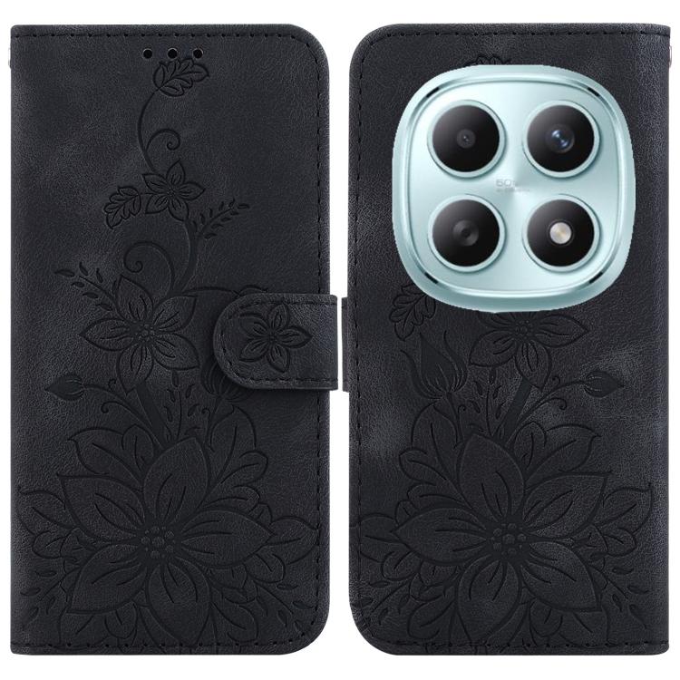 Lily Embossed Leather Phone Case, For Redmi A7 Pro 4G / 5G 171mm / Poco C85x 5G, For Redmi 15a 5G, For Redmi Turbo 5 Max 5G / Poco X8 Pro Max 5G, For Redmi Turbo 5 5G / Poco X8 Pro 5G, For Redmi Note 15 Pro+ 5G 163.3mm / Poco M8 Pro 5G                 ...