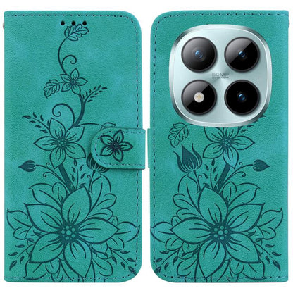 Lily Embossed Leather Phone Case, For Redmi A7 Pro 4G / 5G 171mm / Poco C85x 5G, For Redmi 15a 5G, For Redmi Turbo 5 Max 5G / Poco X8 Pro Max 5G, For Redmi Turbo 5 5G / Poco X8 Pro 5G, For Redmi Note 15 Pro+ 5G 163.3mm / Poco M8 Pro 5G                 ...
