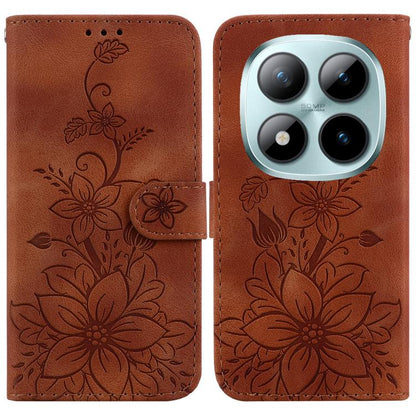 Lily Embossed Leather Phone Case, For Redmi A7 Pro 4G / 5G 171mm / Poco C85x 5G, For Redmi 15a 5G, For Redmi Turbo 5 Max 5G / Poco X8 Pro Max 5G, For Redmi Turbo 5 5G / Poco X8 Pro 5G, For Redmi Note 15 Pro+ 5G 163.3mm / Poco M8 Pro 5G                 ...
