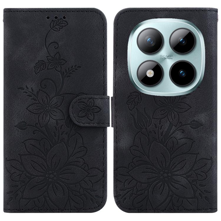 Lily Embossed Leather Phone Case, For Redmi A7 Pro 4G / 5G 171mm / Poco C85x 5G, For Redmi 15a 5G, For Redmi Turbo 5 Max 5G / Poco X8 Pro Max 5G, For Redmi Turbo 5 5G / Poco X8 Pro 5G, For Redmi Note 15 Pro+ 5G 163.3mm / Poco M8 Pro 5G                 ...