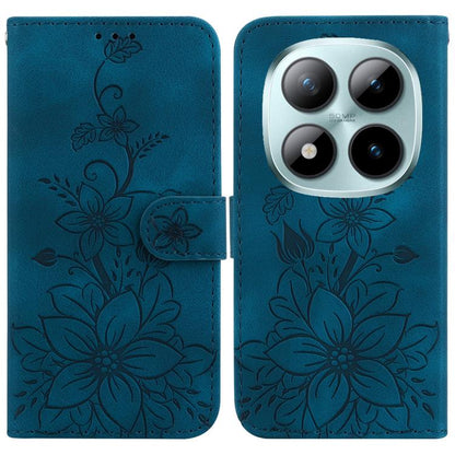 Lily Embossed Leather Phone Case, For Redmi A7 Pro 4G / 5G 171mm / Poco C85x 5G, For Redmi 15a 5G, For Redmi Turbo 5 Max 5G / Poco X8 Pro Max 5G, For Redmi Turbo 5 5G / Poco X8 Pro 5G, For Redmi Note 15 Pro+ 5G 163.3mm / Poco M8 Pro 5G                 ...