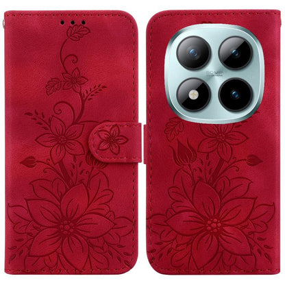 Lily Embossed Leather Phone Case, For Redmi A7 Pro 4G / 5G 171mm / Poco C85x 5G, For Redmi 15a 5G, For Redmi Turbo 5 Max 5G / Poco X8 Pro Max 5G, For Redmi Turbo 5 5G / Poco X8 Pro 5G, For Redmi Note 15 Pro+ 5G 163.3mm / Poco M8 Pro 5G                 ...
