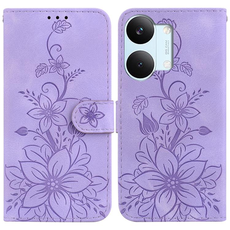 Lily Embossed Leather Phone Case, For Redmi A7 Pro 4G / 5G 171mm / Poco C85x 5G, For Redmi 15a 5G, For Redmi Turbo 5 Max 5G / Poco X8 Pro Max 5G, For Redmi Turbo 5 5G / Poco X8 Pro 5G, For Redmi Note 15 Pro+ 5G 163.3mm / Poco M8 Pro 5G                 ...