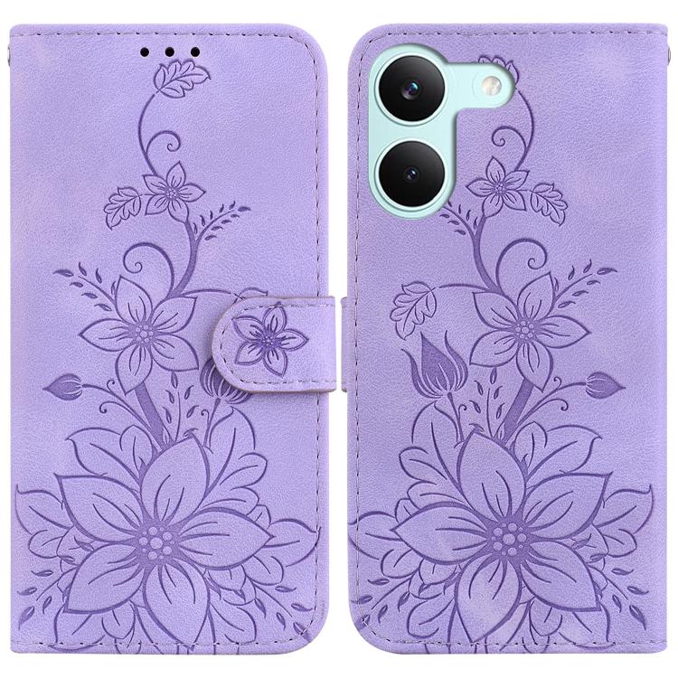 Lily Embossed Leather Phone Case, For Redmi A7 Pro 4G / 5G 171mm / Poco C85x 5G, For Redmi 15a 5G, For Redmi Turbo 5 Max 5G / Poco X8 Pro Max 5G, For Redmi Turbo 5 5G / Poco X8 Pro 5G, For Redmi Note 15 Pro+ 5G 163.3mm / Poco M8 Pro 5G                 ...