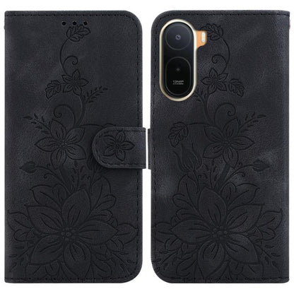 Lily Embossed Leather Phone Case, For Redmi Note 17 Pro Max / Note 17 Pro 5G, For Redmi Note 17 5G Global 171mm, For Redmi A7 Pro 4G / 5G 171mm / Poco C85x 5G, For Redmi 15a 5G, For Redmi Turbo 5 Max 5G / Poco X8 Pro Max 5G                             ...