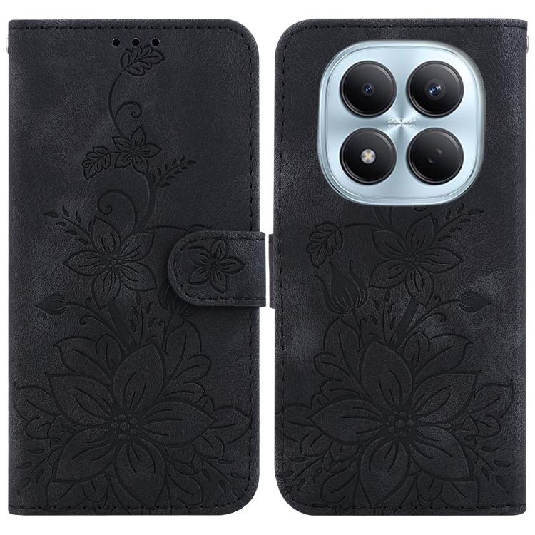 Lily Embossed Leather Phone Case, For Redmi A7 Pro 4G / 5G 171mm / Poco C85x 5G, For Redmi 15a 5G, For Redmi Turbo 5 Max 5G / Poco X8 Pro Max 5G, For Redmi Turbo 5 5G / Poco X8 Pro 5G, For Redmi Note 15 Pro+ 5G 163.3mm / Poco M8 Pro 5G                 ...