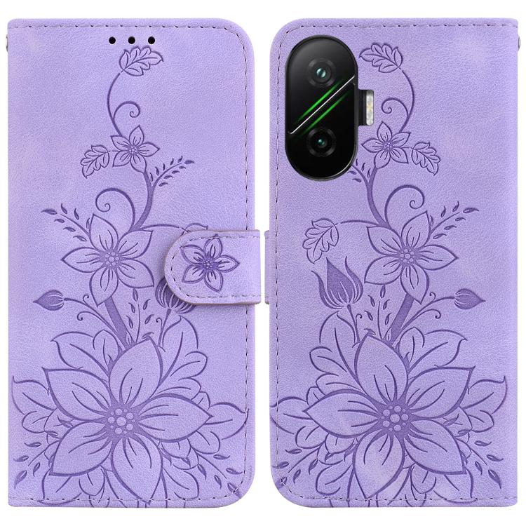 Lily Embossed Leather Phone Case, For Redmi A7 Pro 4G / 5G 171mm / Poco C85x 5G, For Redmi 15a 5G, For Redmi Turbo 5 Max 5G / Poco X8 Pro Max 5G, For Redmi Turbo 5 5G / Poco X8 Pro 5G, For Redmi Note 15 Pro+ 5G 163.3mm / Poco M8 Pro 5G                 ...