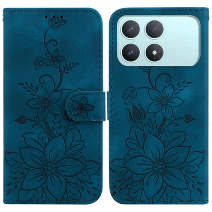 Lily Embossed Leather Phone Case, For Redmi A7 Pro 4G / 5G 171mm / Poco C85x 5G, For Redmi 15a 5G, For Redmi Turbo 5 Max 5G / Poco X8 Pro Max 5G, For Redmi Turbo 5 5G / Poco X8 Pro 5G, For Redmi Note 15 Pro+ 5G 163.3mm / Poco M8 Pro 5G                 ...
