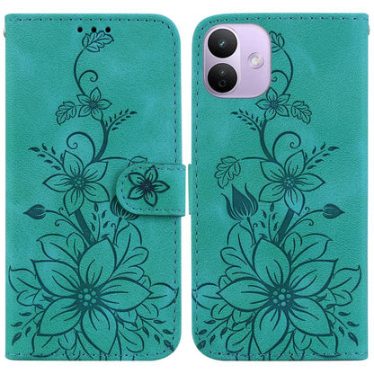 Lily Embossed Leather Phone Case, For Redmi Note 17 Pro Max / Note 17 Pro 5G, For Redmi Note 17 5G Global 171mm, For Redmi A7 Pro 4G / 5G 171mm / Poco C85x 5G, For Redmi 15a 5G, For Redmi Turbo 5 Max 5G / Poco X8 Pro Max 5G                             ...