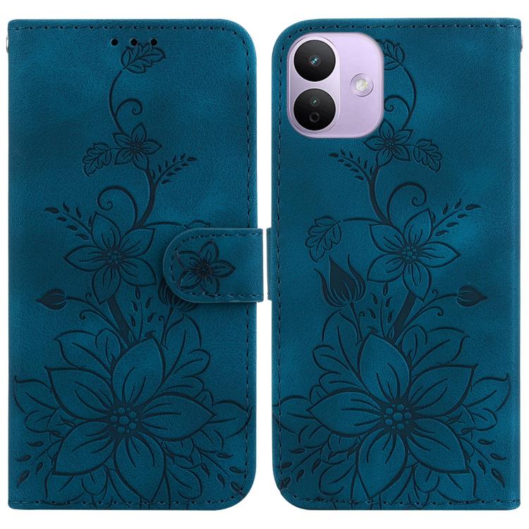 Lily Embossed Leather Phone Case, For Redmi Note 17 Pro Max / Note 17 Pro 5G, For Redmi Note 17 5G Global 171mm, For Redmi A7 Pro 4G / 5G 171mm / Poco C85x 5G, For Redmi 15a 5G, For Redmi Turbo 5 Max 5G / Poco X8 Pro Max 5G                             ...