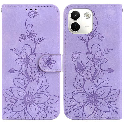 Lily Embossed Leather Phone Case, For Redmi Note 17 Pro Max / Note 17 Pro 5G, For Redmi Note 17 5G Global 171mm, For Redmi A7 Pro 4G / 5G 171mm / Poco C85x 5G, For Redmi 15a 5G, For Redmi Turbo 5 Max 5G / Poco X8 Pro Max 5G                             ...