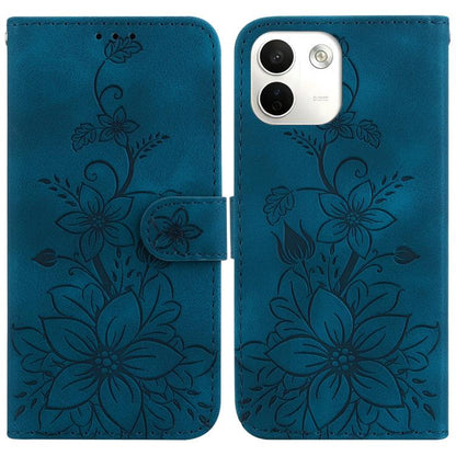 Lily Embossed Leather Phone Case, For Redmi Note 17 Pro Max / Note 17 Pro 5G, For Redmi Note 17 5G Global 171mm, For Redmi A7 Pro 4G / 5G 171mm / Poco C85x 5G, For Redmi 15a 5G, For Redmi Turbo 5 Max 5G / Poco X8 Pro Max 5G                             ...