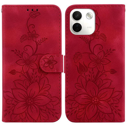 Lily Embossed Leather Phone Case, For Redmi Note 17 Pro Max / Note 17 Pro 5G, For Redmi Note 17 5G Global 171mm, For Redmi A7 Pro 4G / 5G 171mm / Poco C85x 5G, For Redmi 15a 5G, For Redmi Turbo 5 Max 5G / Poco X8 Pro Max 5G                             ...