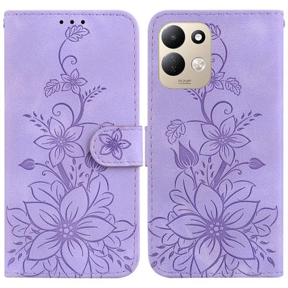 Lily Embossed Leather Phone Case, For Redmi Note 17 5G Global 169.7mm, For Redmi Note 17 Pro Max / Note 17 Pro+ 5G, For Redmi K100 Pro Max 5G / Poco F9 Ultra 5G, For Redmi 17 4G / 5G Global 170mm, For Redmi K90 Max 5G / K90 Ultra 5G                    ...