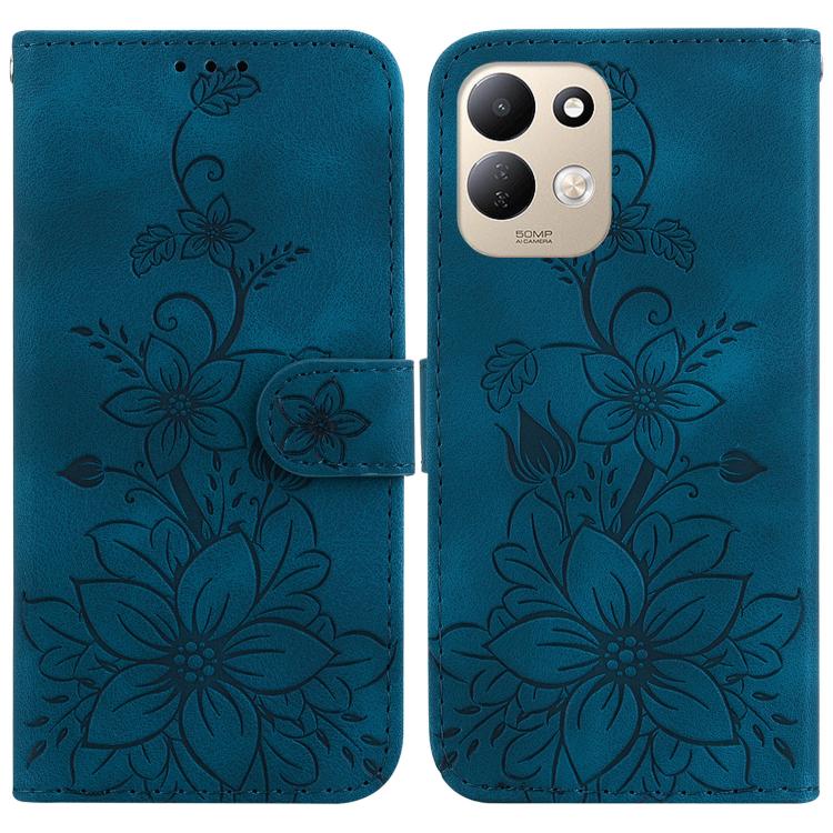 Lily Embossed Leather Phone Case, For Redmi Note 17 5G Global 169.7mm, For Redmi Note 17 Pro Max / Note 17 Pro+ 5G, For Redmi K100 Pro Max 5G / Poco F9 Ultra 5G, For Redmi 17 4G / 5G Global 170mm, For Redmi K90 Max 5G / K90 Ultra 5G                    ...