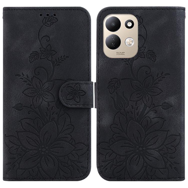 Lily Embossed Leather Phone Case, For Redmi Note 17 5G Global 169.7mm, For Redmi Note 17 Pro Max / Note 17 Pro+ 5G, For Redmi K100 Pro Max 5G / Poco F9 Ultra 5G, For Redmi 17 4G / 5G Global 170mm, For Redmi K90 Max 5G / K90 Ultra 5G                    ...